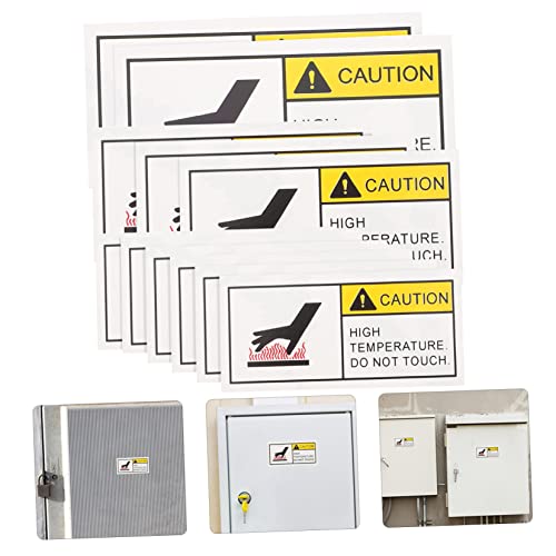 10 Pcs Tenha Cuidado Com Adesivos De Sinais De Alerta Quentes Para Radiador Etiquetas De Aviso De Su