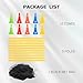 plzzree Dog Jump Agility Training Set Puppy Agility Training Hurdle 10 Cones & 5 Poles Combo for Backyard Adjustable Obstacle Training Course Equipment Outdoor Indoor