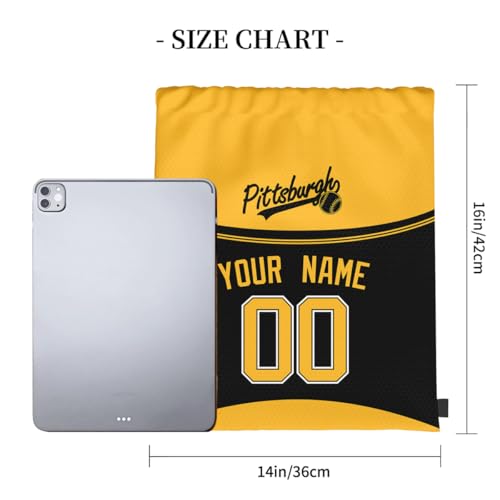 ANTKING Pittsburgh Drawstring Bags Custom Name Number Backpack Gifts for Men Women2