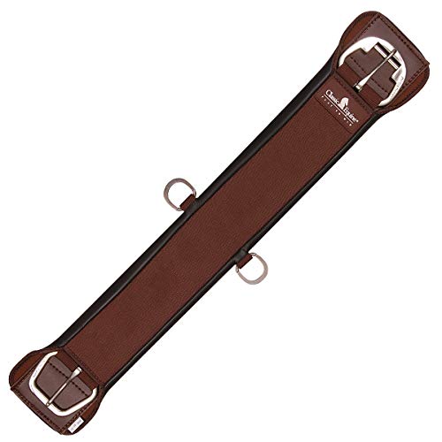 Classic Equine Featherflex Straight Cinch, Brown, 28-inch