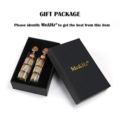 image for Me&Hz Colorful Tassel Earrings for Women Fun Fiesta Earrings Cute Prid