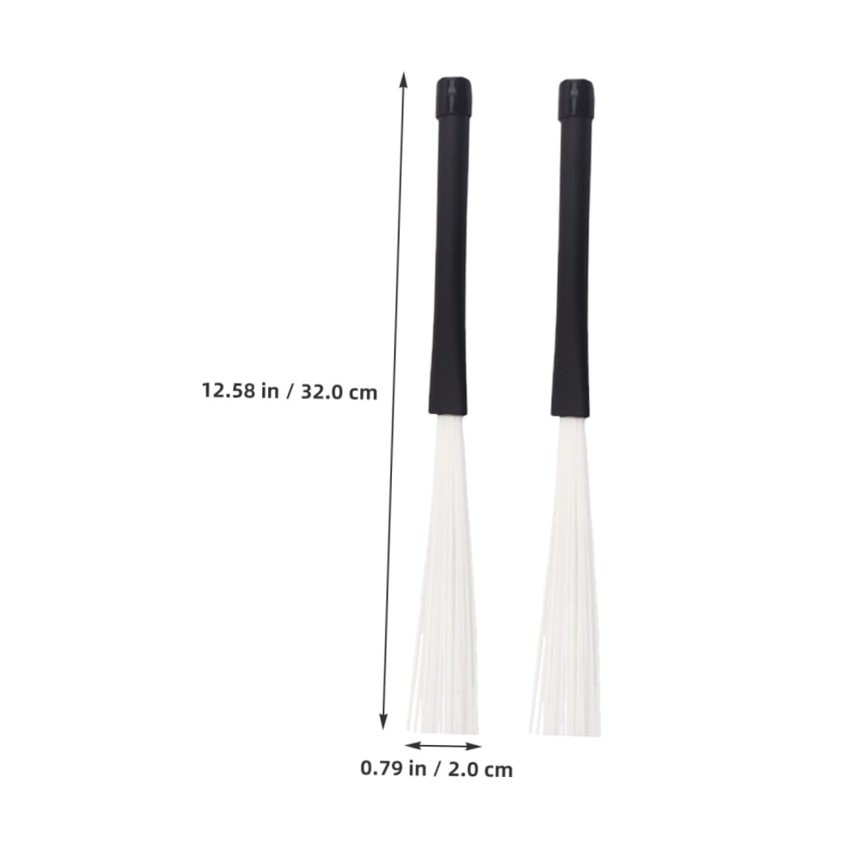 ibasenice 10piezas Cepillo De Retráctil De Nylon Para Jazz Juego De Accesorios De Percusión Para Batería Flexible y Duradero Para Músicos Escenarios Diversos