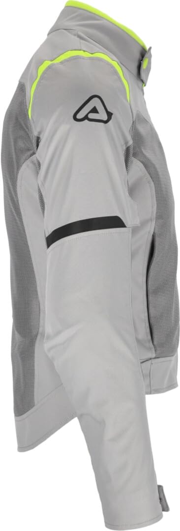 Acerbis Ramsey Vent 2.0 Mesh Ladies Kurtka tekstylna motocyklowa, szary/żółty, XL