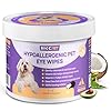 HICC PET Eyes Wipes for Dogs & Cats – Gently Remove Tear Stain, Debris, Discharge, Crust – Coconut Oil Pet Cleaning Grooming Deodorizing Wipes Wash Cleaner for Eyes, Wrinkle, Face – 100pcs