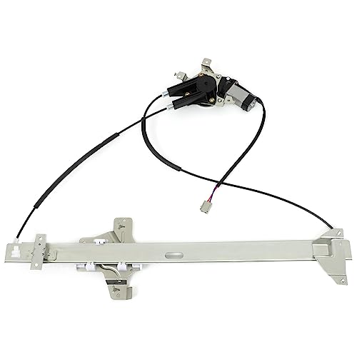 Image of FINDAUTO 741-586 Power Window Regulator for 2003-2014 for Ford for E-150 | For 2003-2005 for Ford for E-150 Club Wagon | Front Left Power Window Regulator With 2 Pins Motor Assembly | 741-586