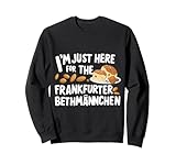 Estoy aquí por el mazapán alemán Frankfurter Bethmännchen Sudadera