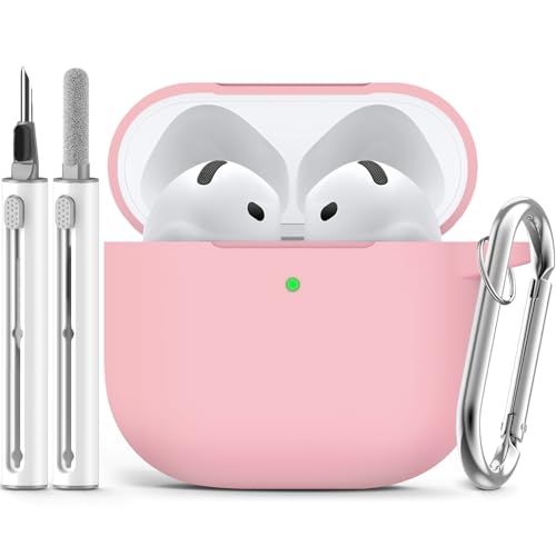 Image of Ljusmicker for AirPods 4 Case 2024 with Cleaner Kit,Pink