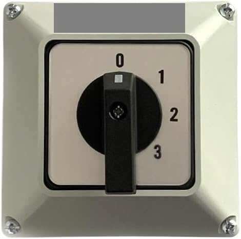 SZW26/LW26-63 63A 660V 0-4.4 5 Positions 16 Terminals Rotary Power Switching Control Switch With Box ZCKHNQOP