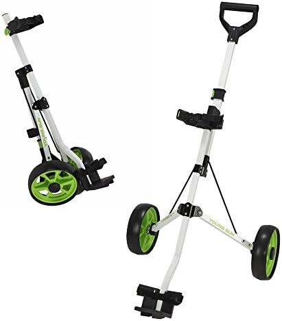 Young Gun Kids Adjustable Golf Cart for Junior Golfers 3-14 Years Old