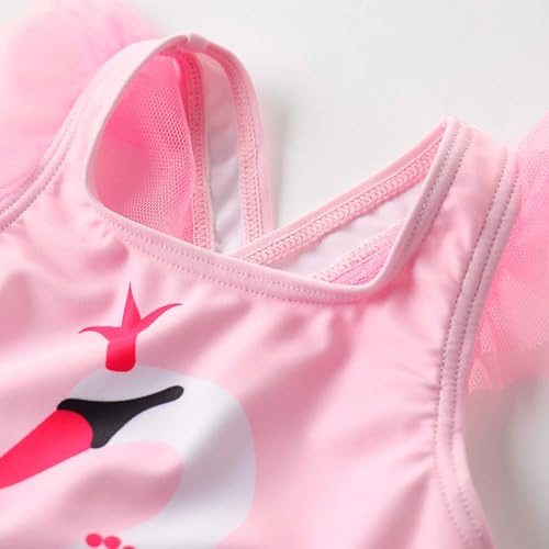 Image of Baby Girls One Piece Swimsuit Yellow Swimwear Fruit Pineapple Bathing Suit Summer Beach Wear with Ruffle Butt