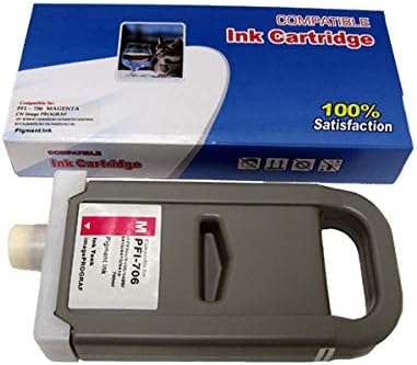 23.7 fl oz Cartucho de tinta compatible Canon PFI-706M Magenta para impresora iPF8400