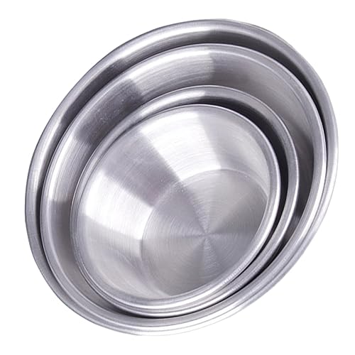 STOBAZA Practical 4 Pack Stainless Steel Sauce Dishes Versatile for Seasonings Condiments Appetizers Nuts Spices Ketchup Mustard