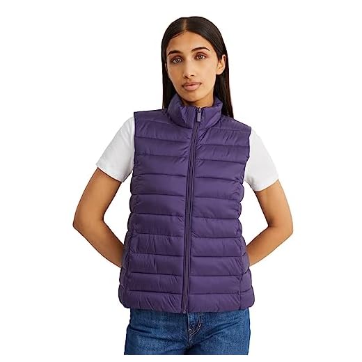 C&A Mujer Chaleco acolchado lila 42