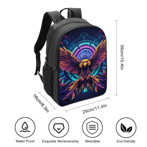 Mochila preescolar Eagle impermeable con relieve 3D y correas para niños 2