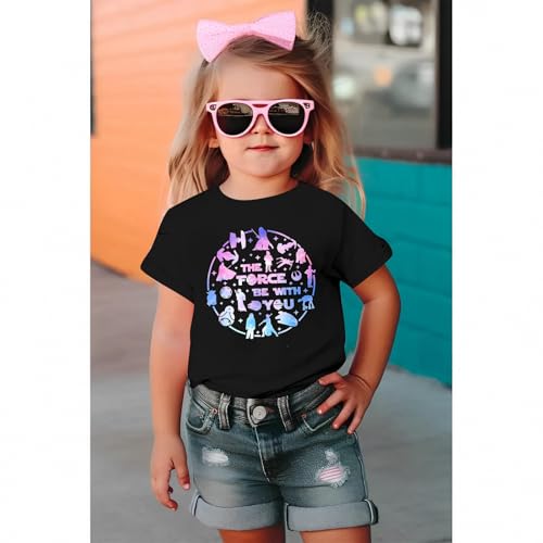 Image of May The Power Be with You Shirt for Kid Boy Girl Magical Planet Tshirt Funny Magic Family Vacation Tee Top