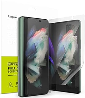 Ringke Film Screen Protector Compatible with Samsung Galaxy Z Fold 3, Full Coverage HD Clear Protective Film for Z Fold3 5G 2021