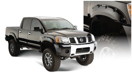 Bushwacker 70014-02 Nissan Pocket Style Fender Flare - Rear Pair