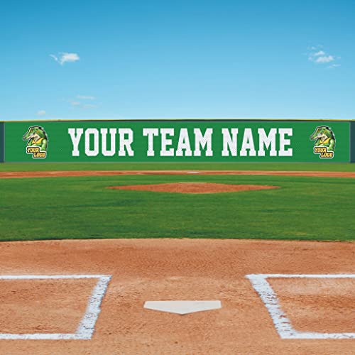 Custom Baseball Mesh Fence Wrap, 5x50 Feet, Baseball Field Mesh Windscreen, Plastic Grommets Every...