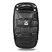 X Disputed Fight Gear Thai Kick Pad, Professional Muay Thai Strike Shield Heavy-Duty Training Equipment MMA Kickboxing Workout Kick Shields 1x (Black (A01))
