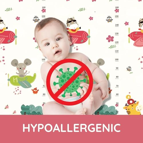 Image of Foldable Floor Mat - Baby Play Mat with Letters, Anti-Slip Crawling Mat for Babies, Thick Educational Play Mat for Toddlers, Portable Baby Activity Mat, Safe & Comfortable Crawling Surface