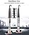 Telescoping Ladder 20FT/18FT/16.5FT, Aluminum Extension with Hooks & Stabilizer Bar, 330lbs Capacity, for RV, Home, Loft, Attic, Outdoor Use