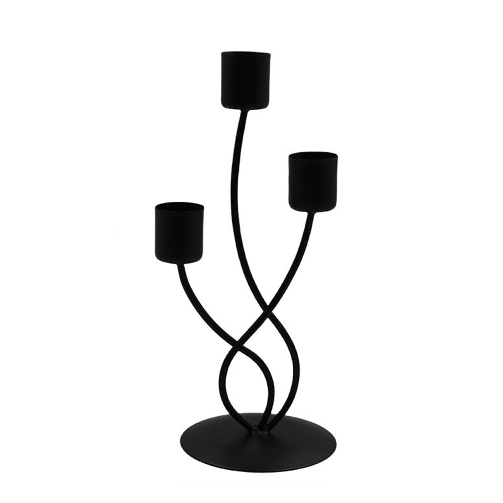 Buxuaaaa Nordic Designs Iron Tapered Holder Metal Candlestick Stand Centerpieces Decoration for Elegant in Any Room Nordic Holder
