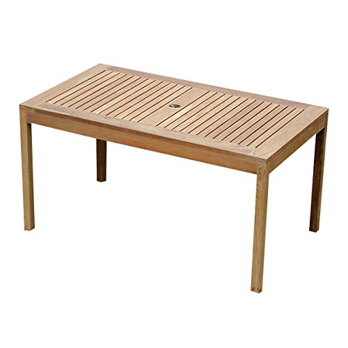 Atlanta Teak Furniture - Teak Rectangular Dining Table - Grade-A Atlanta Teak Furniture - Teak Rectangular Dining Table - Grade-A