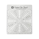 1 Pcs Folded Star Guide Stencil Sewing Quilting Template for Fabric Patchwork Plastic Template DIY Bowl Comfortable Suit for Any Pattern