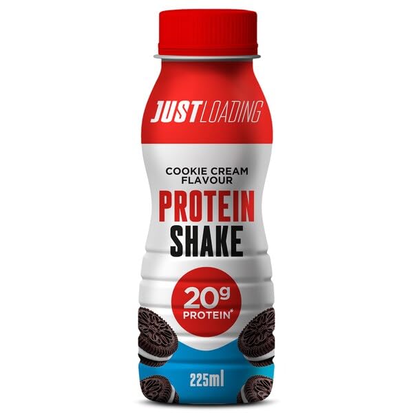 Batido proteico sabor cookie cream Just loading botella 225 ml