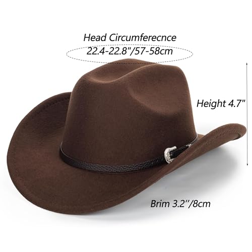 La Mejor Selección de Sombreros cowboy para Hombre favoritos de las personas. 22 Sombreros cowboy para Hombre marca MUGANYI (3)