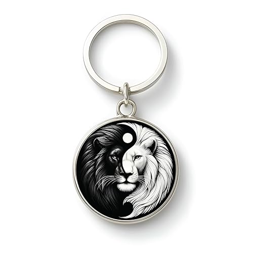 Image of MG | Protective Evil Eye /Spiritual Symbols /Om /Motivational Keychains | Double-Sided Metal Key Ring | Good Luck and devine Charm for Car, Bike, Home & Office