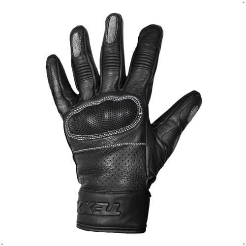 Luva Couro Texx Liberty Preta Moto (PP)