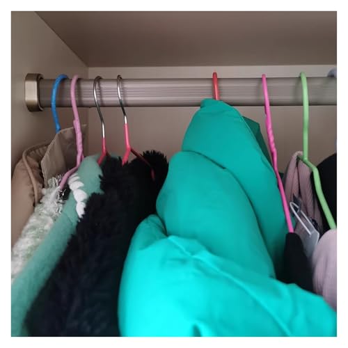Riel ajustable y resistente para armario y fijaciones para colgar ropa de forma segura, ideal para soluciones de armario personalizadas