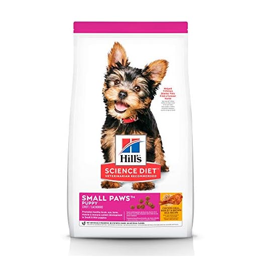 Hill's Science Diet Dry Dog Food, Puppy, Small Paws, Chicken Meal, Barley & Brown Rice Recipe, 15.5 lb. Bag