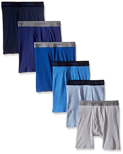 Hanes Boys' 6-Pack Comortflex Assorted Boxer Brief