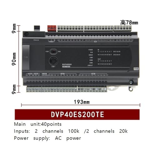 Contrôleur PLC DVP40ES200TE automate programmable industriel Delta