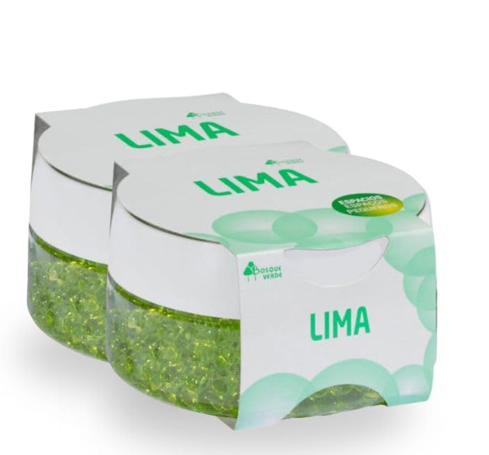 Bosque Verde Ambientador Perlas Lima, Pack 2 Unidades