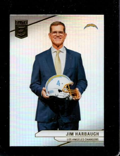 2024 DONRUSS ELITE 100 JIM HARBAUGH NMMT CHARGERS