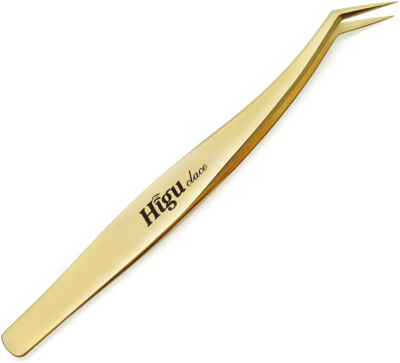 Eyelash Extension Tweezers for Volume Lashes 17mm Fine Tip for Eye Lash Extensions Supplies