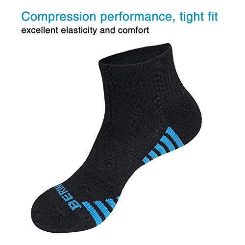 Bering Athletic Compression Ankle Running Socks For Men And Women (6 Pairs) #TOP2