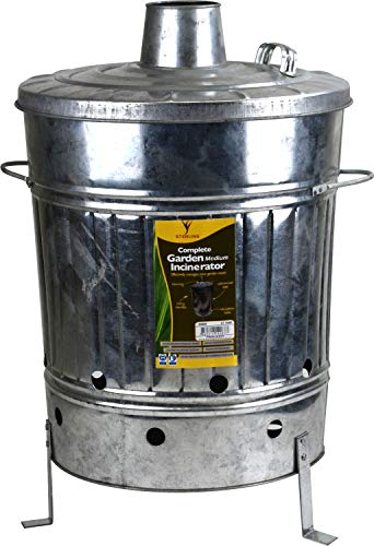 Preisvergleich Produktbild Verbrennungsanlage Feuertonne für Müll, Holz, Gartenabfälle, 60 l