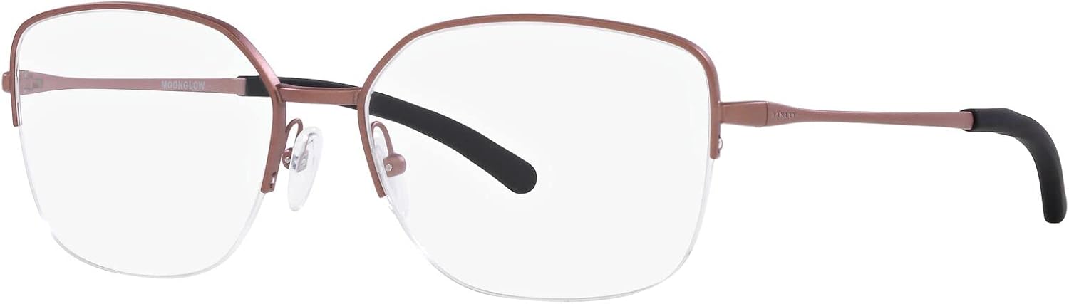 Oakley Women's OX3006 Moonglow Rectangular Prescription Eyewear Frames Satin Light Berry/Demo Lens 53 mm image 2 of 7 B0BXQ1K5QS