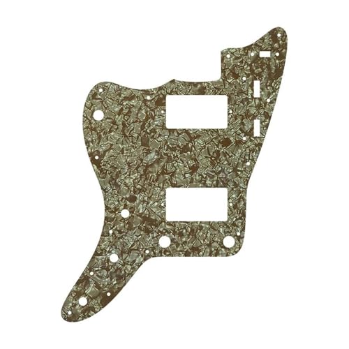 エレキギターのピックガード 左利き用ギター用ピックガード(13本のネジ付き)PAFハムバッカー用スクラッチプレート交換用(Style16)