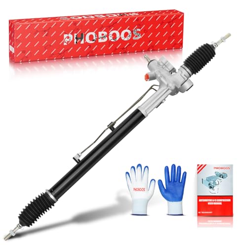 PHOBOOS Hydraulic Power Steering Rack and Pinion Assembly Compatible with Honda Accord 2003-2007 2.4L, Acura TL 2004-2006 3.2L & 2007-2008 3.5L, New Unit, Leak Resistance, Direct Fit, Ref. 26-2703