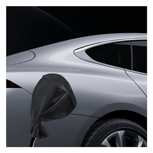 Car Magnetic Adhesion Charging Port Cover,Portable EV Charger Plug Port Cover for Electric Vehicle Outdoor Charging,All Weather Protection Charging Port Cover Exterior Car Accaessories