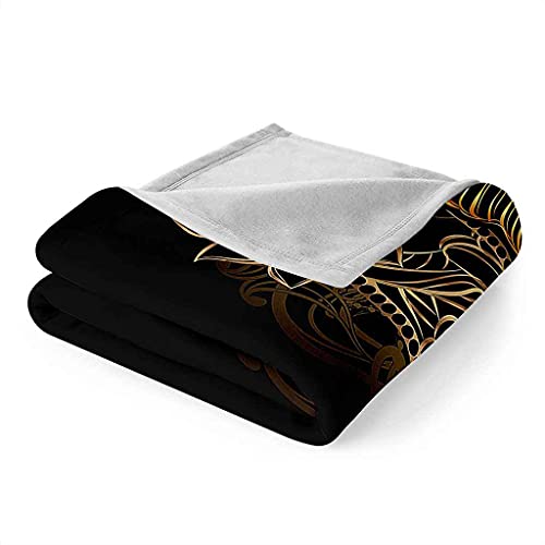Couverture polaire flanelle 3D pour des soirées cocooning chaleureuses