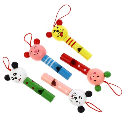 SUPVOX 10 Piezas Silbatos para Diseño de Animales Juguetes Divertidos y Seguros Superficie Suave sin Bordes Afilados Regalo para Fiestas y Cumpleaños