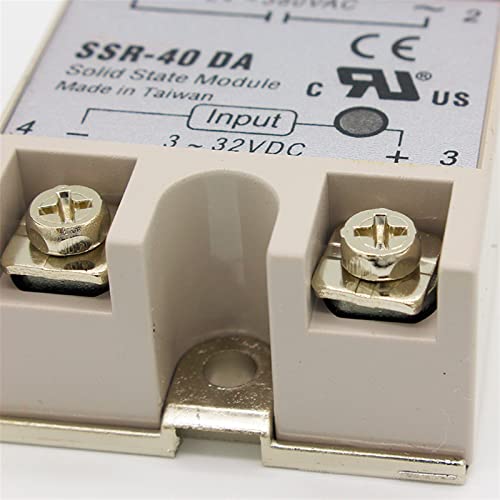 Relais statique SSR-40DA lot de 10 modules 24V-380V AC 40A pour contrôle industriel