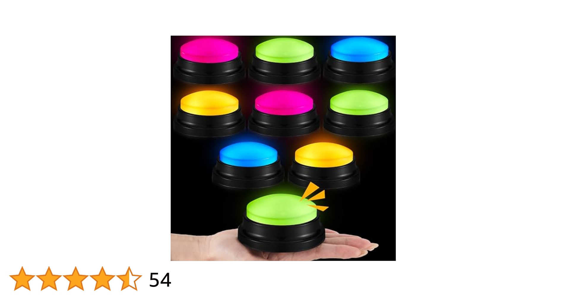 右脳の言葉　６本セット Amazon.com: Honoson 8 Pieces Recordable Answer Buzzers