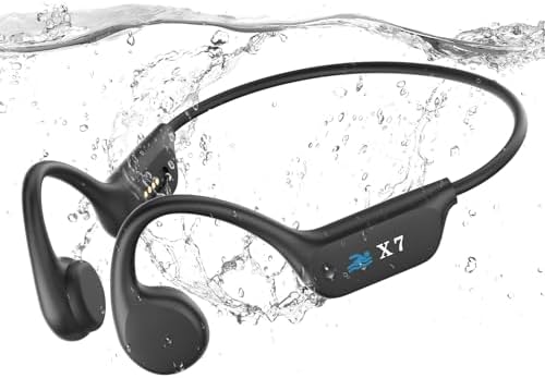 Casque À Conduction Osseuse Bluetooth, Casque Ouvert Sans Fil Étanche